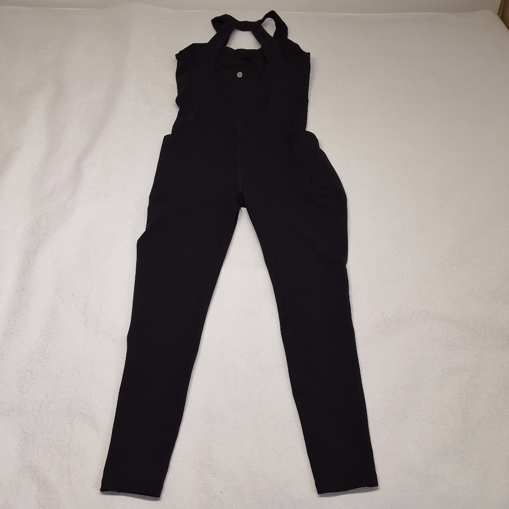 armony balance Black halter Jumpsuit Size M - Picture 4 of 13